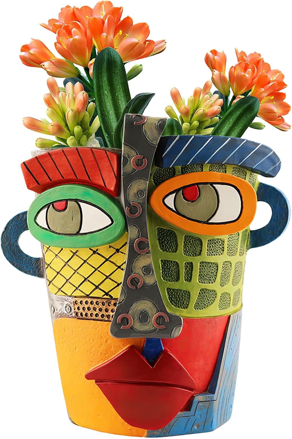Abstract Face Planter Pot for Indoor Plants