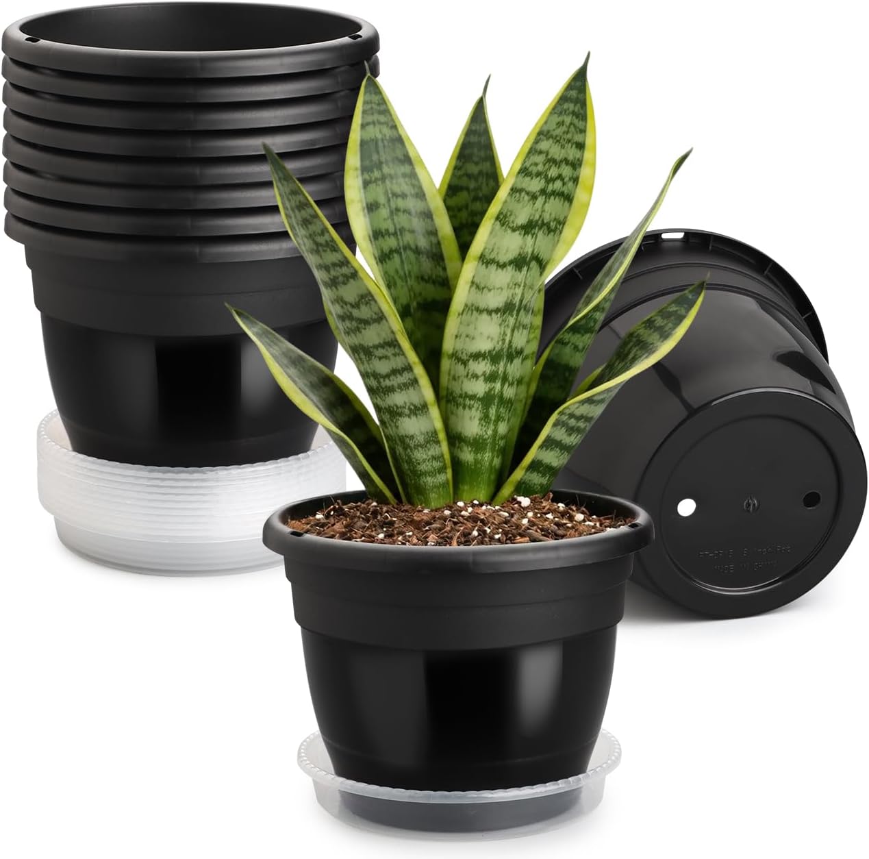 Floor Planters, 5 Pack, 10 inch