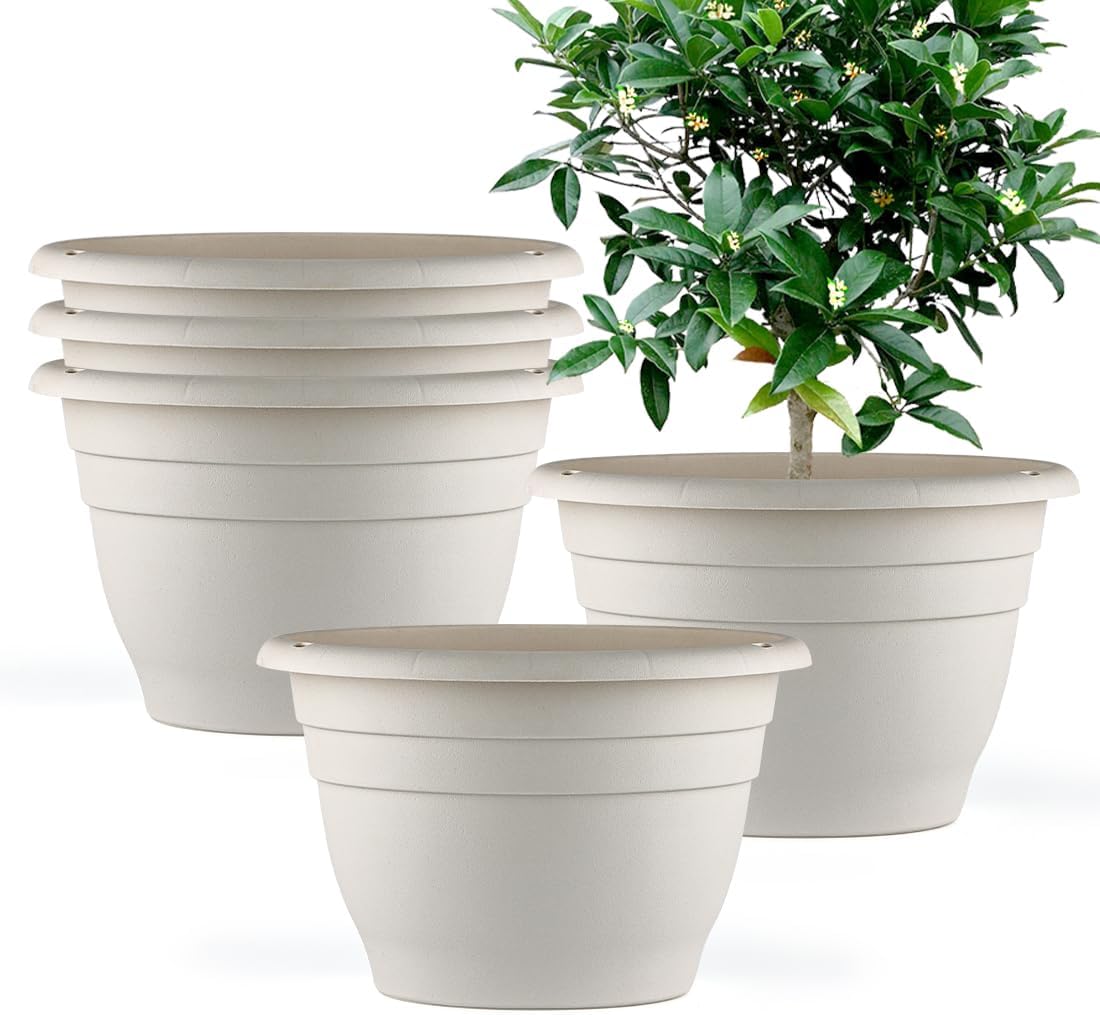 Floor Planters, 5 Pack, 10 inch