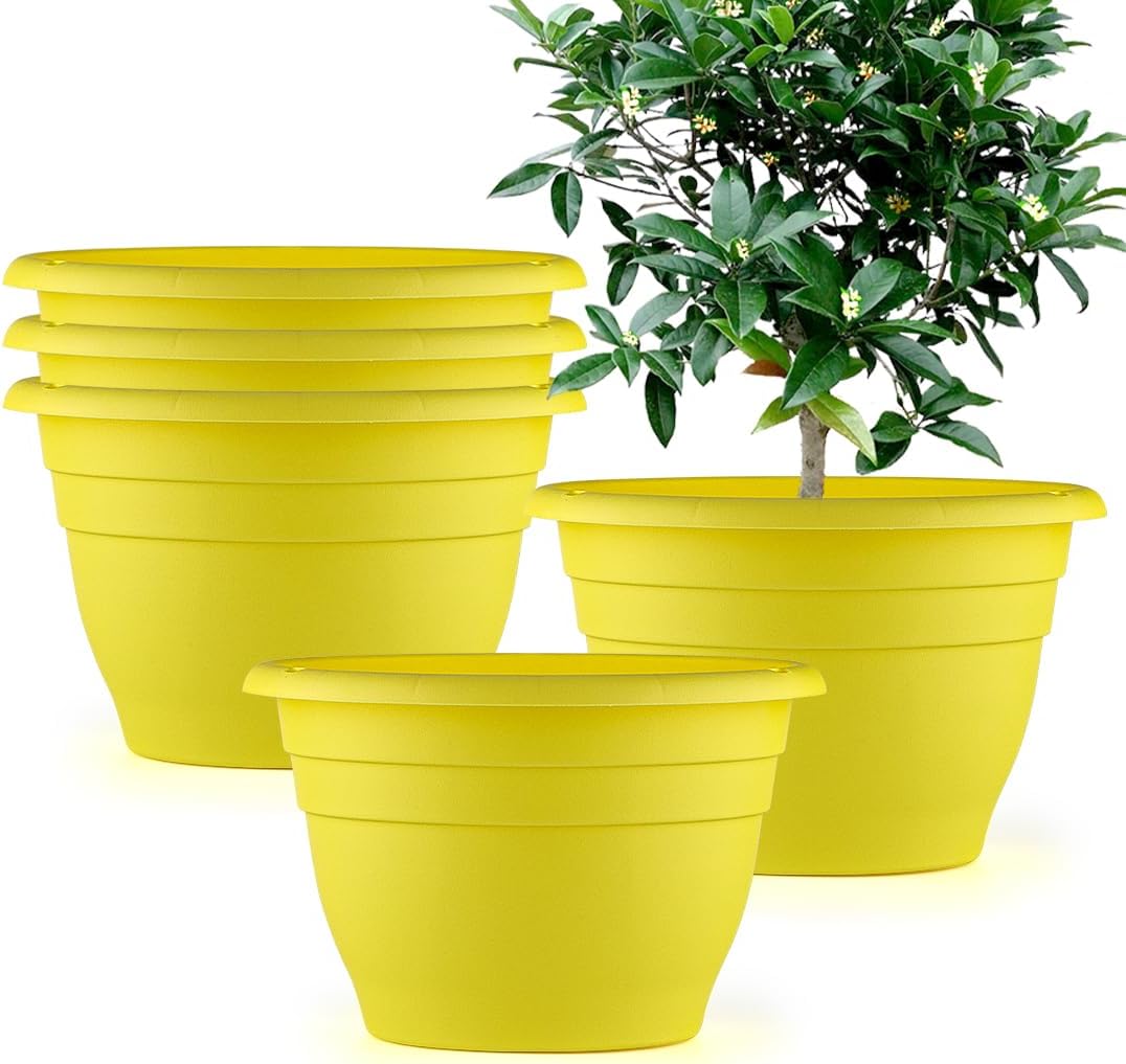 Floor Planters, 5 Pack, 10 inch