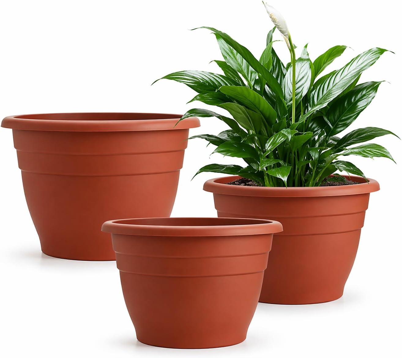 Floor Planters, 5 Pack, 10 inch