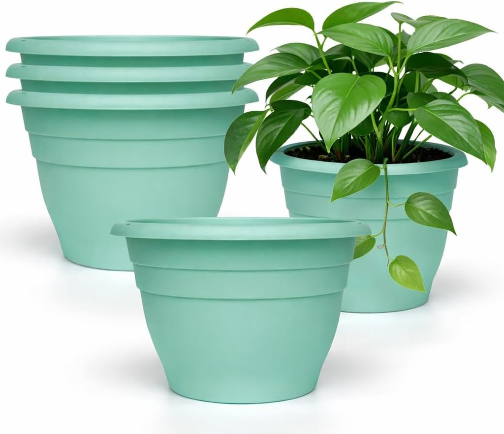 Floor Planters, 5 Pack, 10 inch