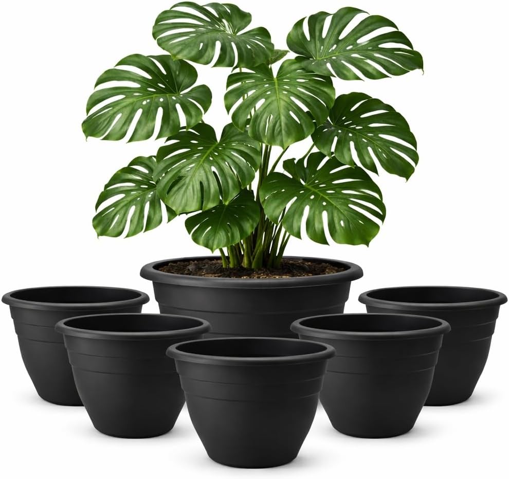 Floor Planters, 5 Pack, 10 inch