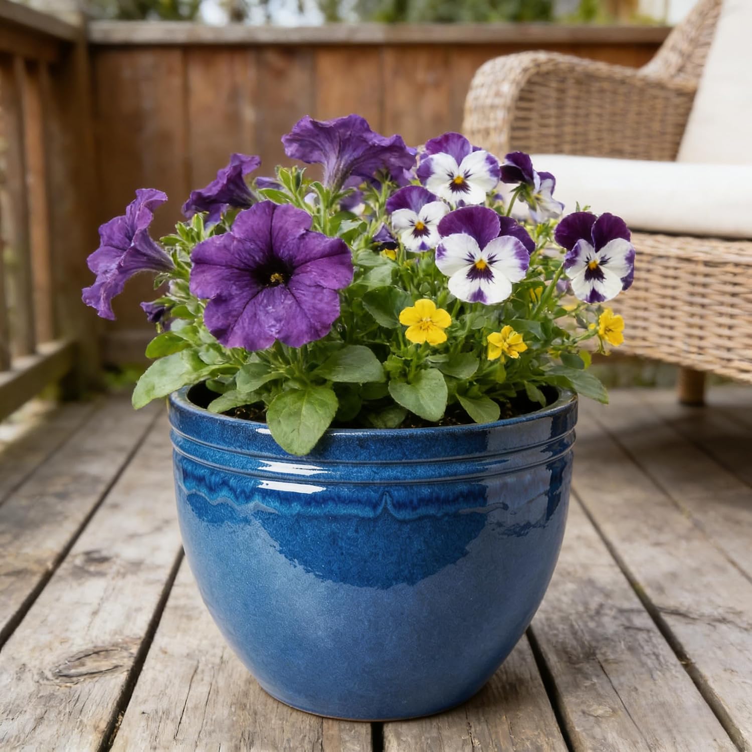 Large Ceramic Planter for Indoor and Outdoor Plants