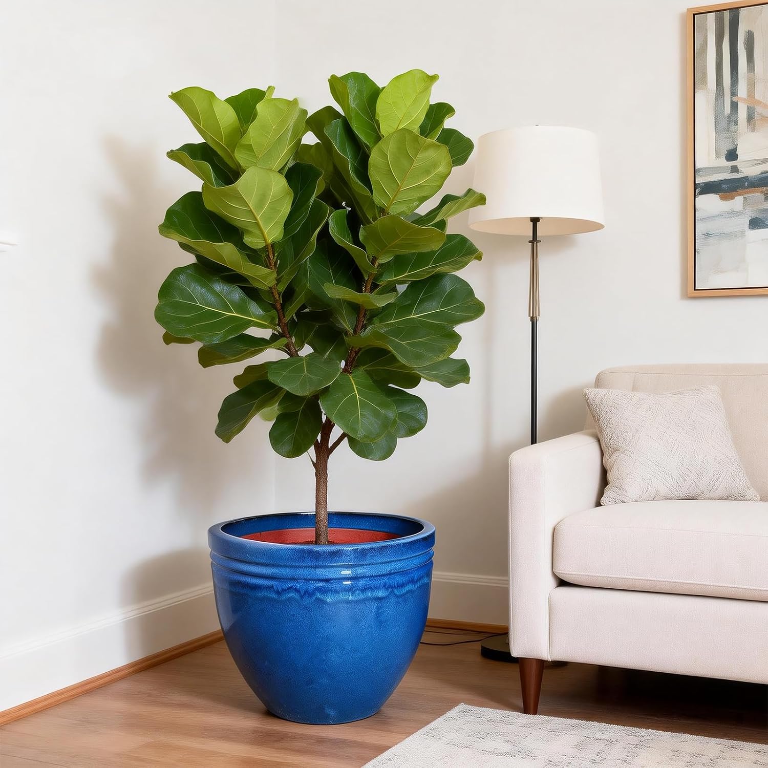 Large Ceramic Planter for Indoor and Outdoor Plants